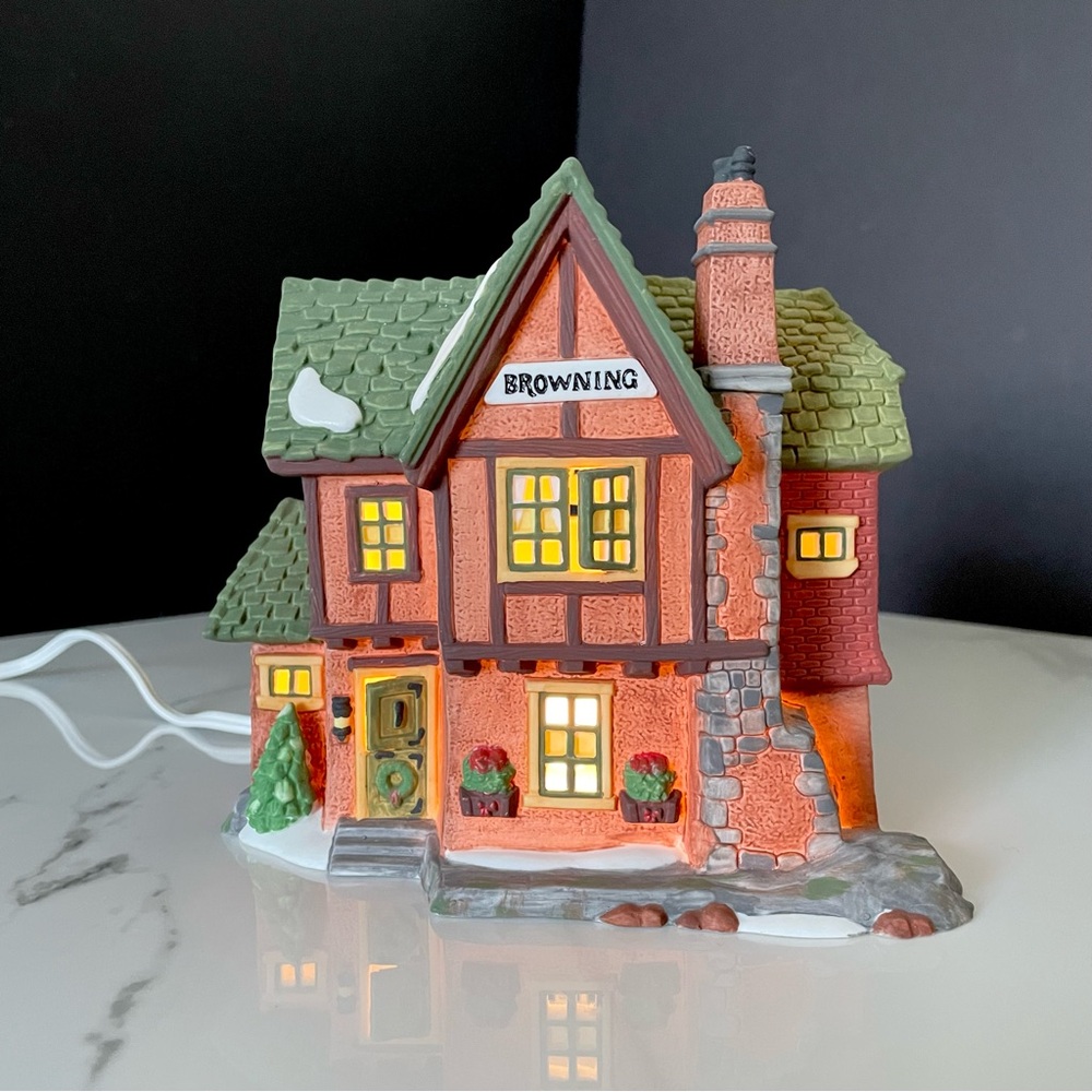 "Browning Cottage" Dickens Snow Village by Dept. 56